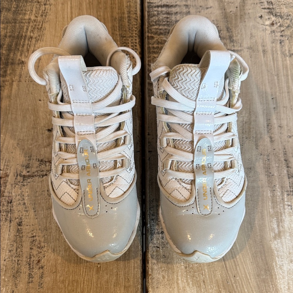 Under Armour White and Gray Sneakers